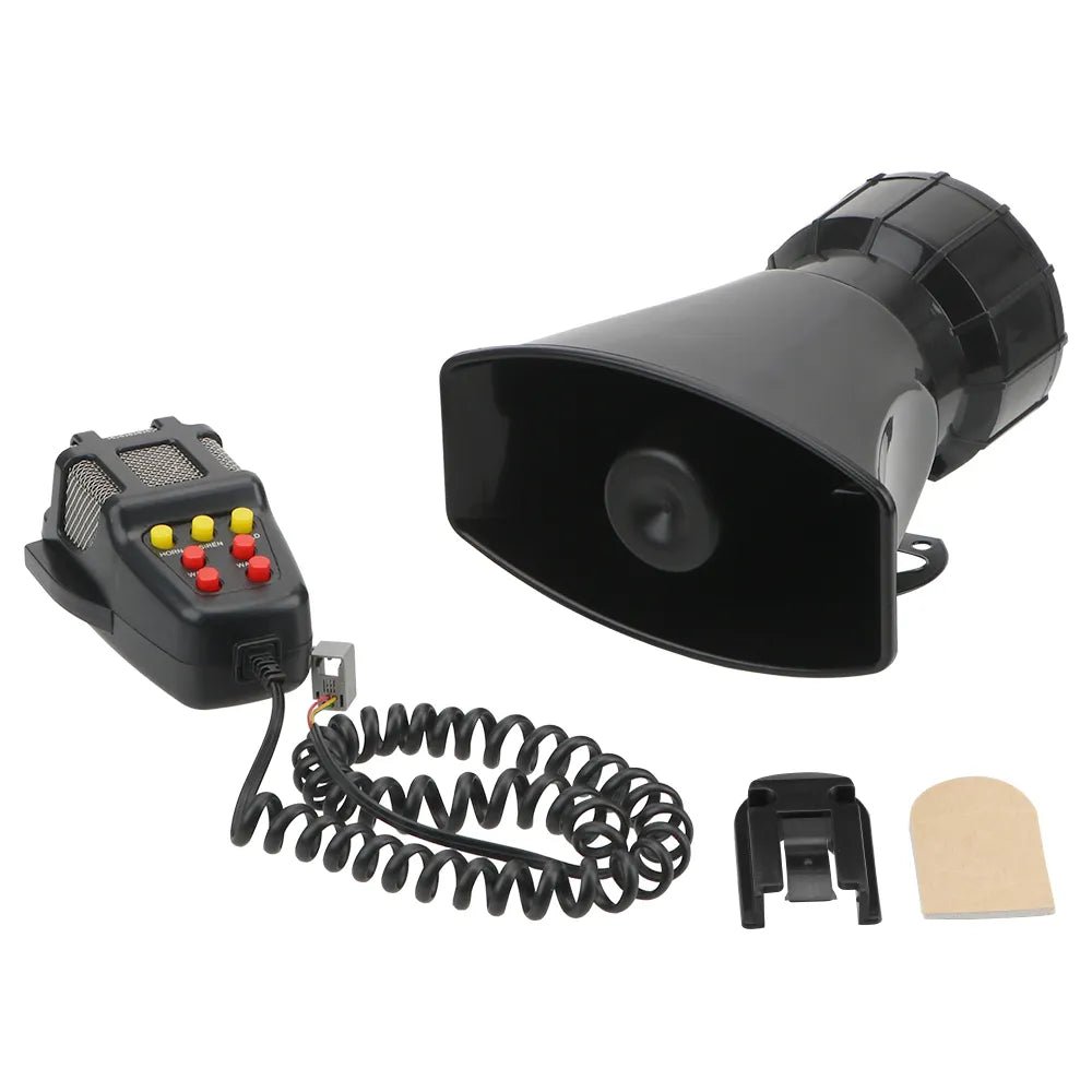 Mic PA System 12V 100W Siren Air Horn Megaphone